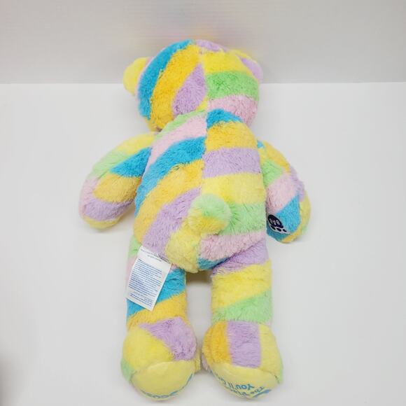 Build A Bear Dr. Seuss "Oh The Places You’ll Go!" Rainbow Striped BAB Plush 16" - Picture 6 of 14